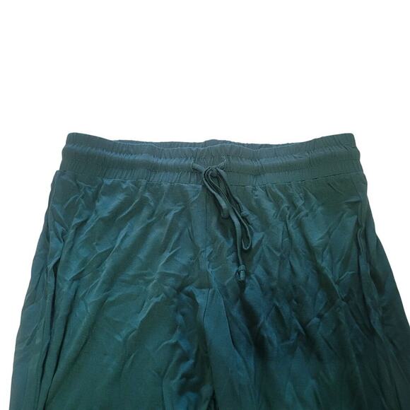 Andie Wide Leg Pants XS Bamboo Fern Green Relaxed Elastic Waist Lounge NWT $118 - Picture 6 of 9